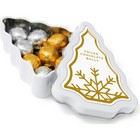 ChocolatesMini Tree Tin filled with Foiled Chocolate Balls