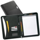 York A4 Zipped Leather Conference Folder