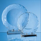 20cm Optical Crystal Facet Plate with Stand