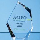 22.5cm Optical Crystal Facetted Ice Peak Award