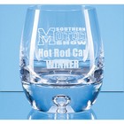 420ml Handmade Bubble Base Barrel Whisky Tumbler