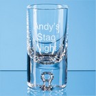 30ml Tall Bubble Base Shot Glass