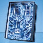0.1ltr Handmade Whisky Still Mini Decanter & 2 Shot Glasses Gift Set