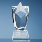 20cm Optical Crystal Mounted Starburst Award