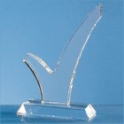 18cm Optical Crystal 'Tick' Award