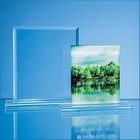15cm x 12.5cm x 12mm Jade Glass Bevelled Edge Rectangle Award