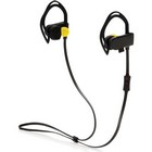 Wireless earbuds with heart rate and step count