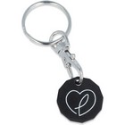 100% Recycled Trolley Coin Keyring