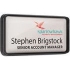 Plastic framed name badges