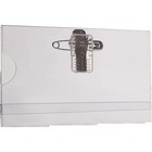Side Loading Card holder with pin & clip fitting