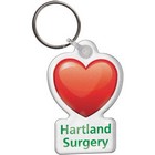 Bespoke Shaped Silver Finish Keyrings Single Sided