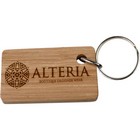 Small Real Wood Keyrings & Single Sided