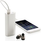 True wireless earbuds with 2000 mAh powerbank