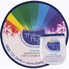 Folding Nylon Frisbee - Full Colour