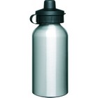Aluminium 600ml White Drink Bottle