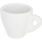 Perk white espresso mug