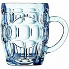 Brittania half pint beer tankard with panel