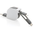 3-in-1 retractable cable