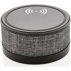 Fabric wireless charger with speaker