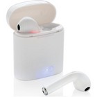 True wireless earbuds in charging case