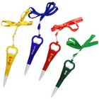Bottle Opener Pen with Plain Lanyard