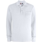 Clique Basic Polo L/S Pocket-UNISEX