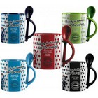Duraglaze 11oz Soup & Spoon Two Tone PhotoMug