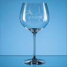 610ml 'Gin o'clock' Diamante Gin Glass