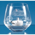 9cm Diamante Petit Tealight Holder with Heart Design