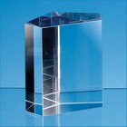 12.5cm Optical Crystal Irregular Pentagon Award