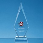 25.5cm Optical Crystal Kovel Peak Award
