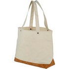 Napa 406 g/m cotton and cork tote bag