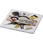 Renzo square plastic coaster