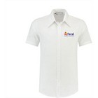 L&S Poplin Shortsleeve Shirt mens