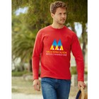Fruit of the Loom Long Sleeve Value T-Shirt - Coloured (DTG Print - 102 x 102mm)