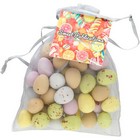 Large Organza Bag with Mini Eggs (Full Colour Print)