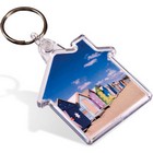 Picto Keyring - House (Full Colour Print)