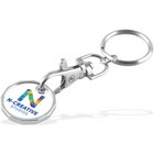 Trolley Coin - Keychain - Double Sided - Unlaminated - 5 Day Service (Full Colour Print)