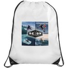 Verve Drawstring Bag - (White) (Digital Transfer Print)