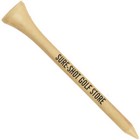 Wooden Golf Tee - 70mm (Single Colour Print)