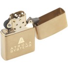 Zippo - Brushed Brass (Laser Engraved)