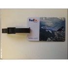 Plastic luggage tag