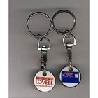 Printed insert trolley coin