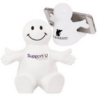 Stress Smiley Phone Holder - White