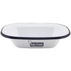 Enamel Oblong Pie Dish (160 X 120 X 35mm)