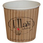 Rippled Paper Cup - Full Colour (4oz/115ml)