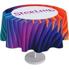 Full Colour, Full Coverage Table Cloth - 300cm Diameter