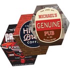 Hexagonal Foamed Backed Plastic Coaster