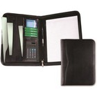 Balmoral Leather A4 Deluxe Zipped Conference Folder With Calculator