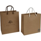 Luxury recyclable brown Paper Carrier Bag